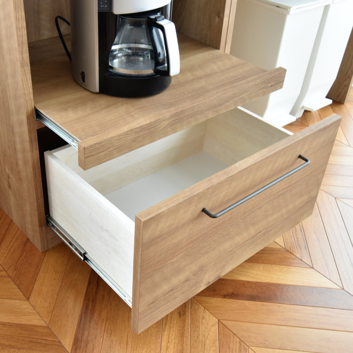 GART（ガルト） レンジボード 幅60cm ミドルタイプ 特殊鋼板 日本製