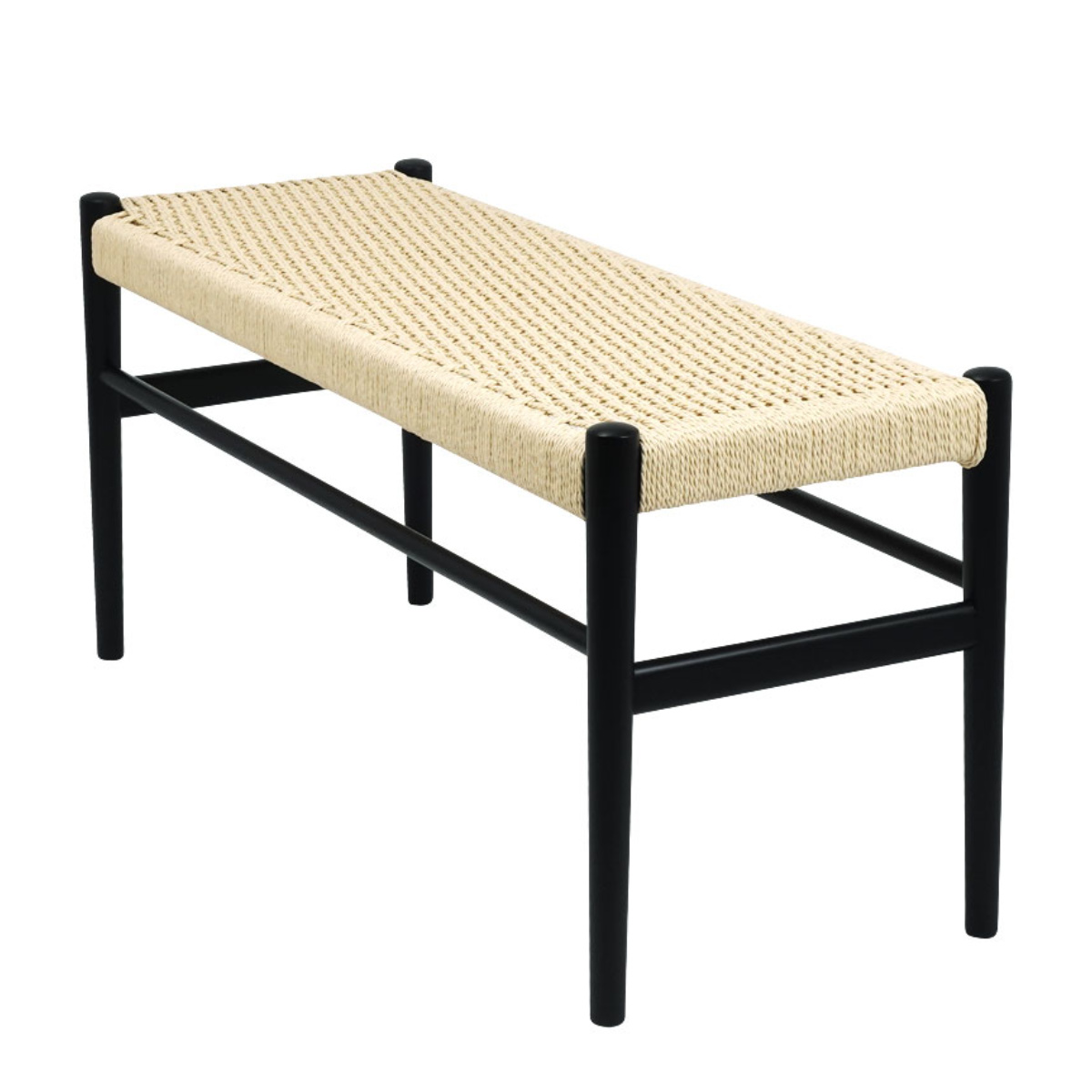 ベンチ 幅100cm 高さ47cm ペーパーコード カノコラージスツール （ リ