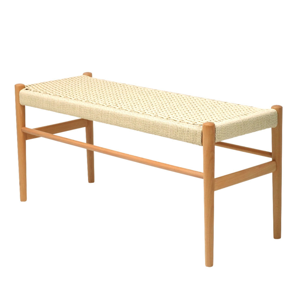 ベンチ 幅100cm 高さ47cm ペーパーコード カノコラージスツール （ リ