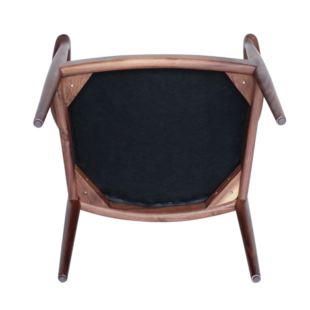 ダイニングチェア 肘付 座面高47cm 本革 ウォールナット ザ・チェア