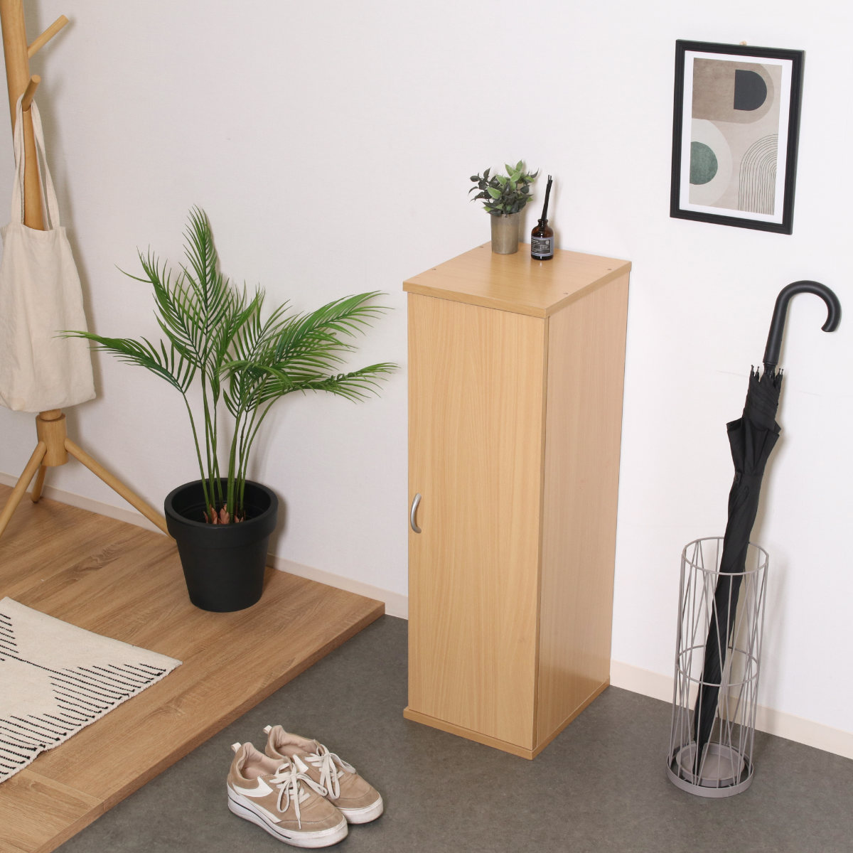 不二貿易（Fuji Boeki） 下駄箱 スリムシューズボックス 5段 幅28.7cm