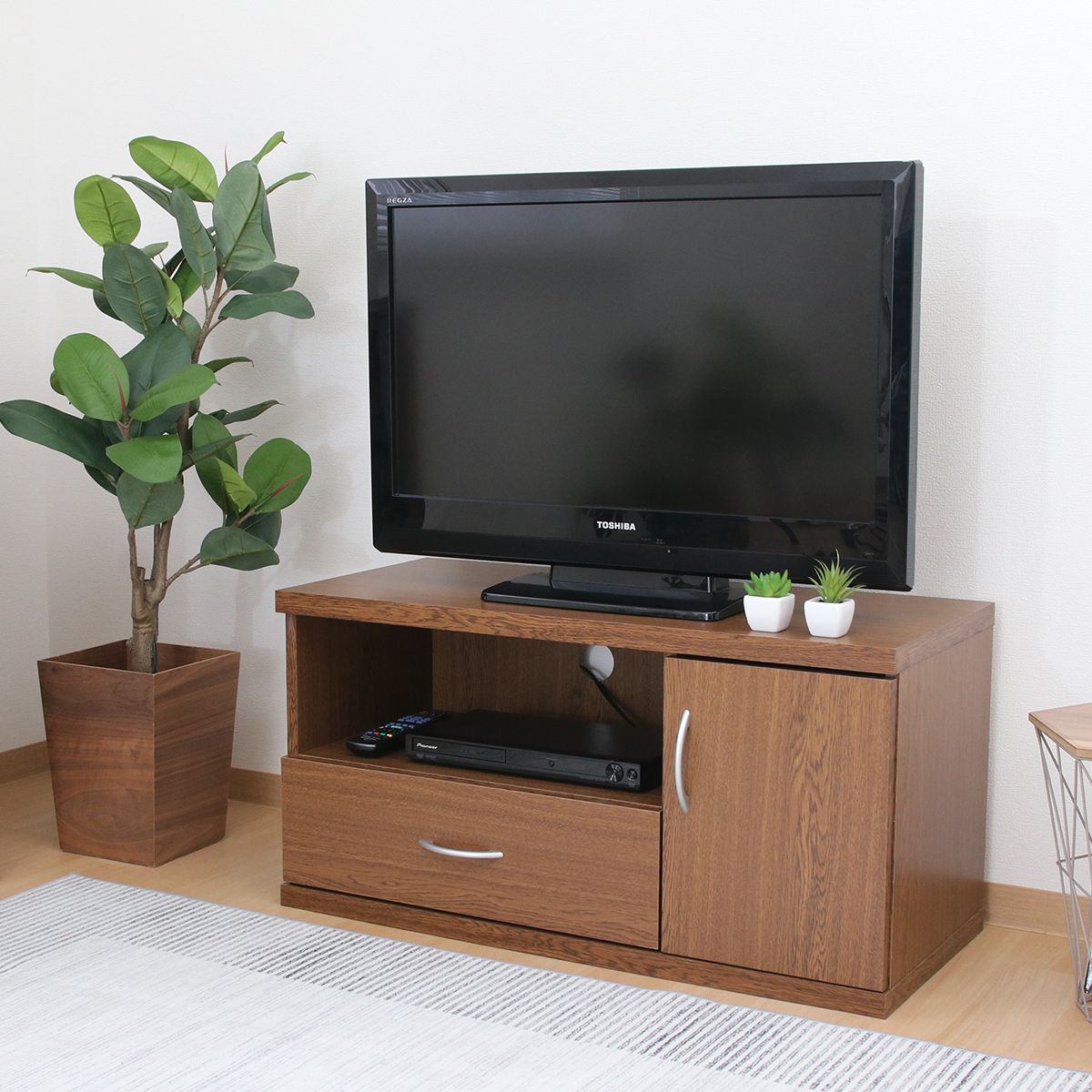 不二貿易（Fuji Boeki） テレビ台 幅89cm コンパクト シンプル ラルゴ