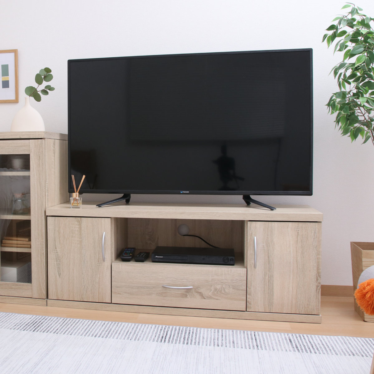 不二貿易（Fuji Boeki） テレビ台 幅118cm シンプル ラルゴ （ TV台 TV 