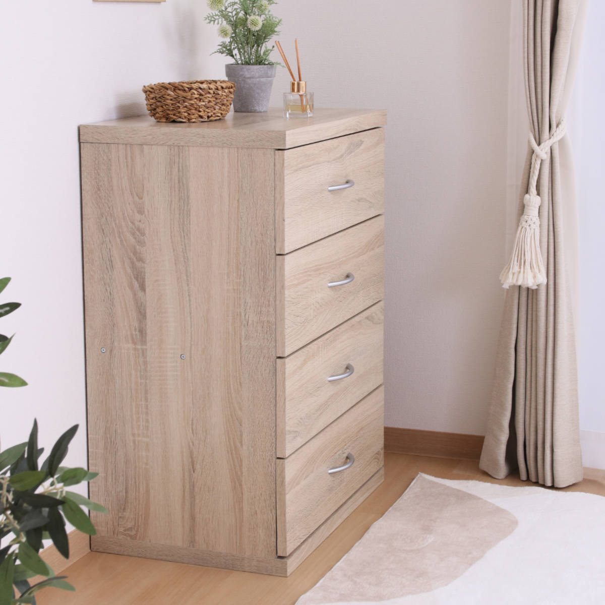 キャビネット ラルゴ 幅60cm オークホワイト [5008] キャビネット 幅