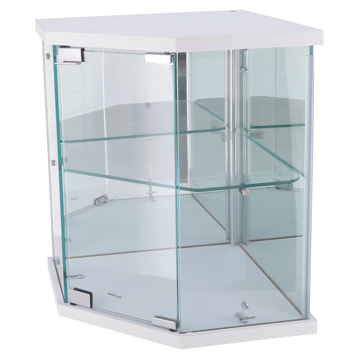 不二貿易（Fuji Boeki） コレクションケース ガラス コーナー型 五角形