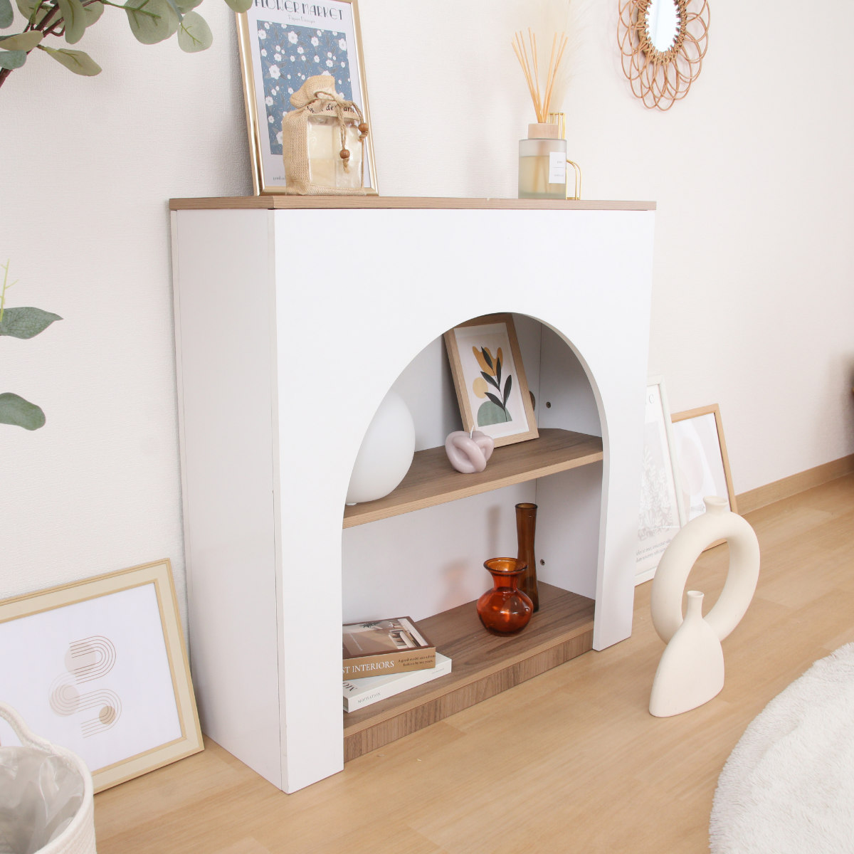 不二貿易（Fuji Boeki） Chamill マントルピース NA×WH （ オープン