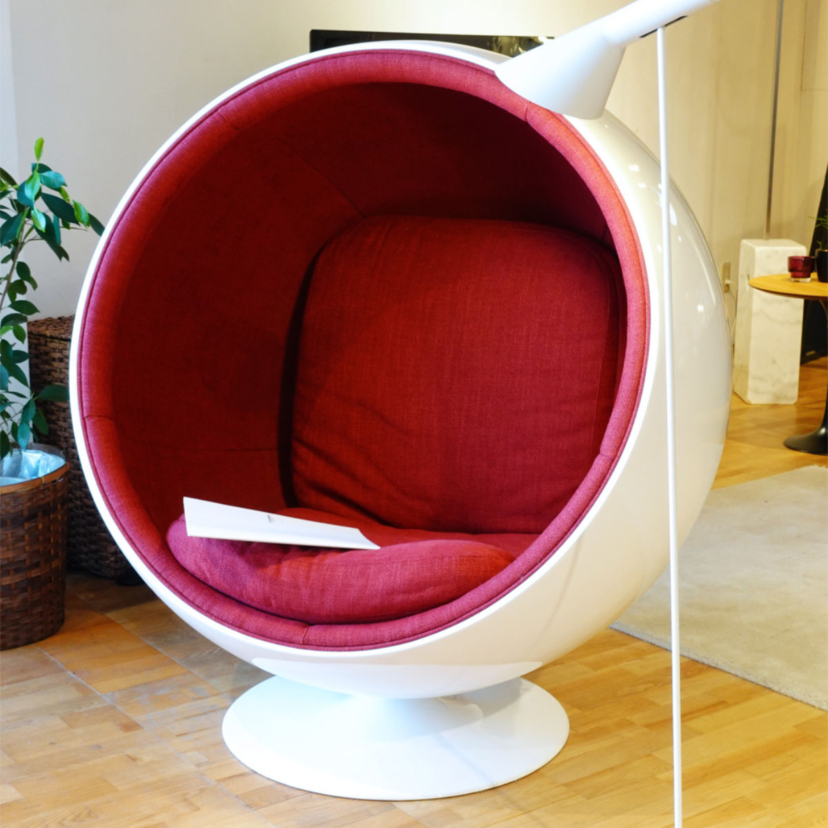 リビングチェア 座面高42cm ボールチェア （ 開梱設置 リプロダクト