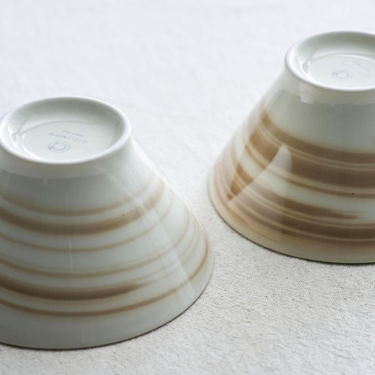 aito製作所 茶碗 箸 箸置き ペアセット スピラル 磁器 木製 （ 食洗機