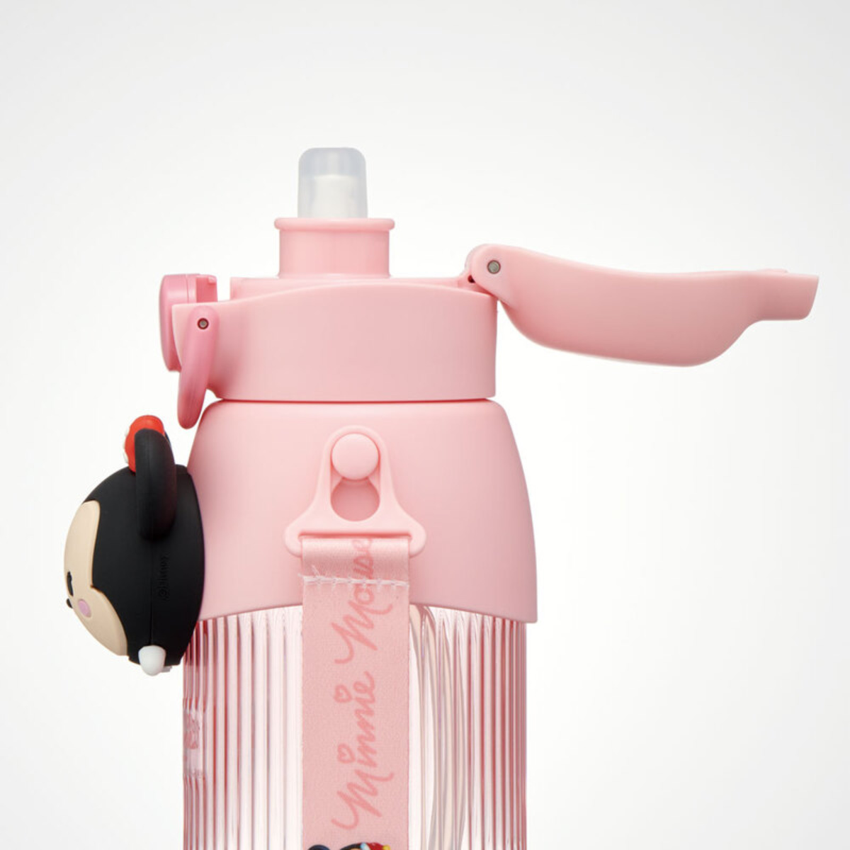 スケーター 水筒 590ml マスコットストローボトル ツムツムミニー