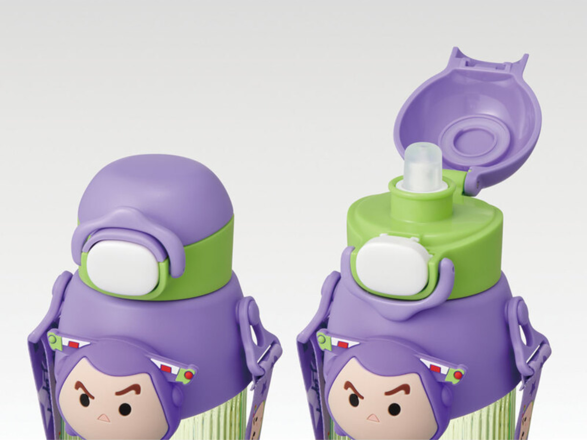 スケーター 水筒 590ml マスコットストローボトル ツムツムバズ