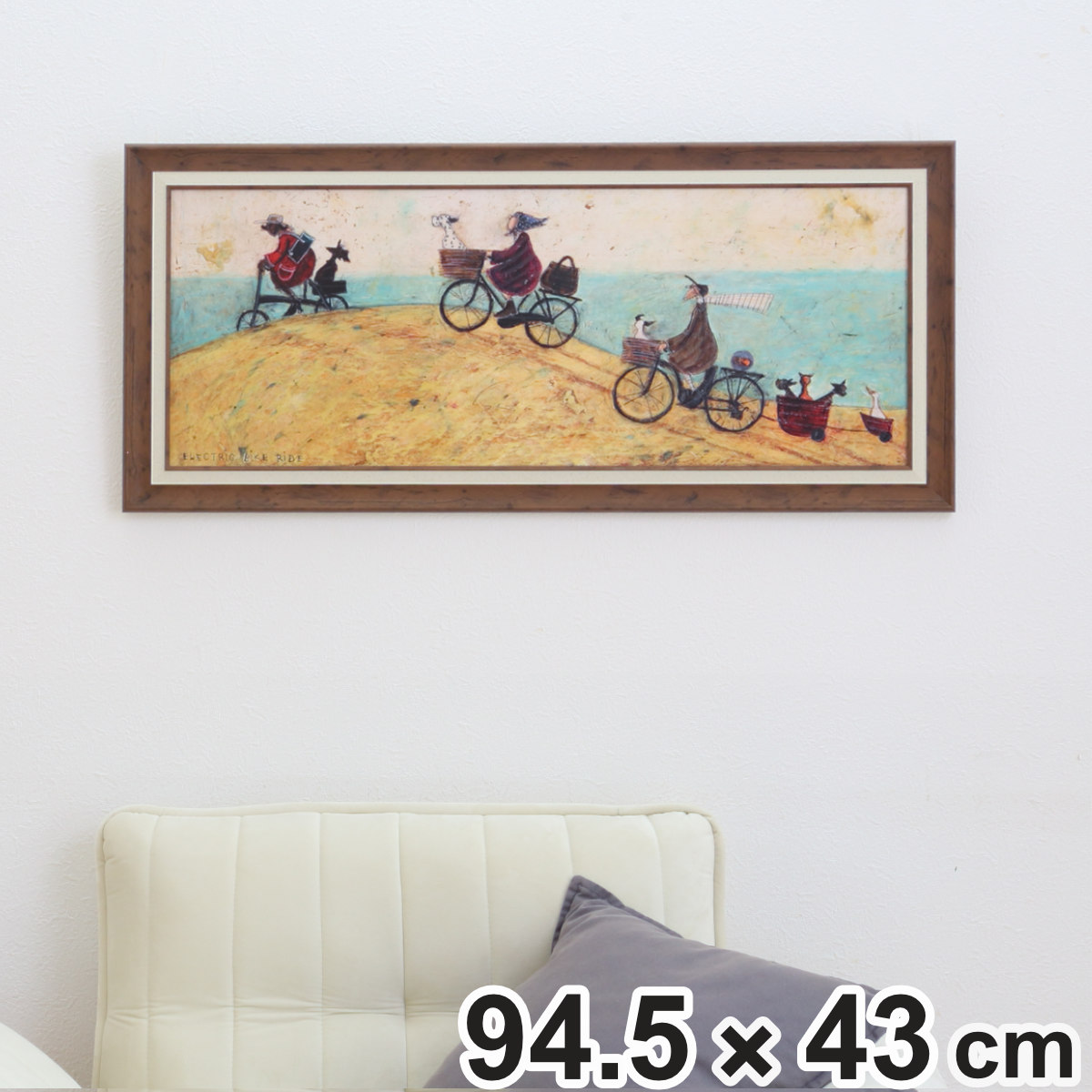 �A�[�g�p�l�� �T���g�t�g �w�G���N�g���b�N �o�C�N ���C�h�x 94.5×43cm �i �G�� �G �A�[�g �C���e���A �z �z���� �Ǌ|�� �� ���� �A�q�� �j