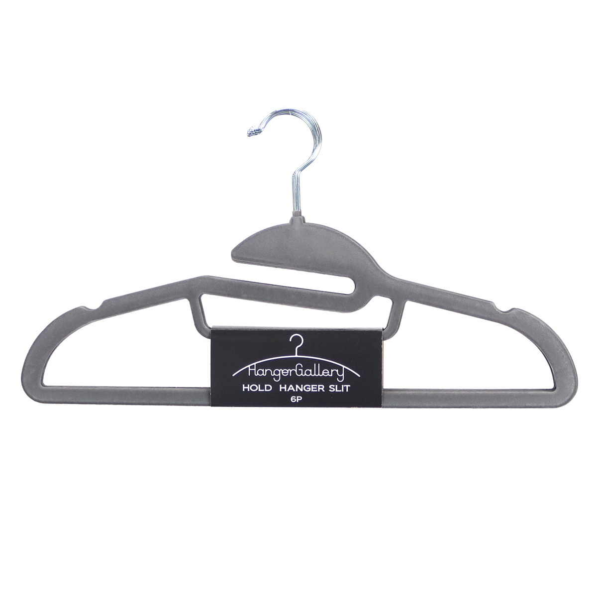 サワフジ ハンガー ホールドハンガー スリット 6本組 （ すべらない