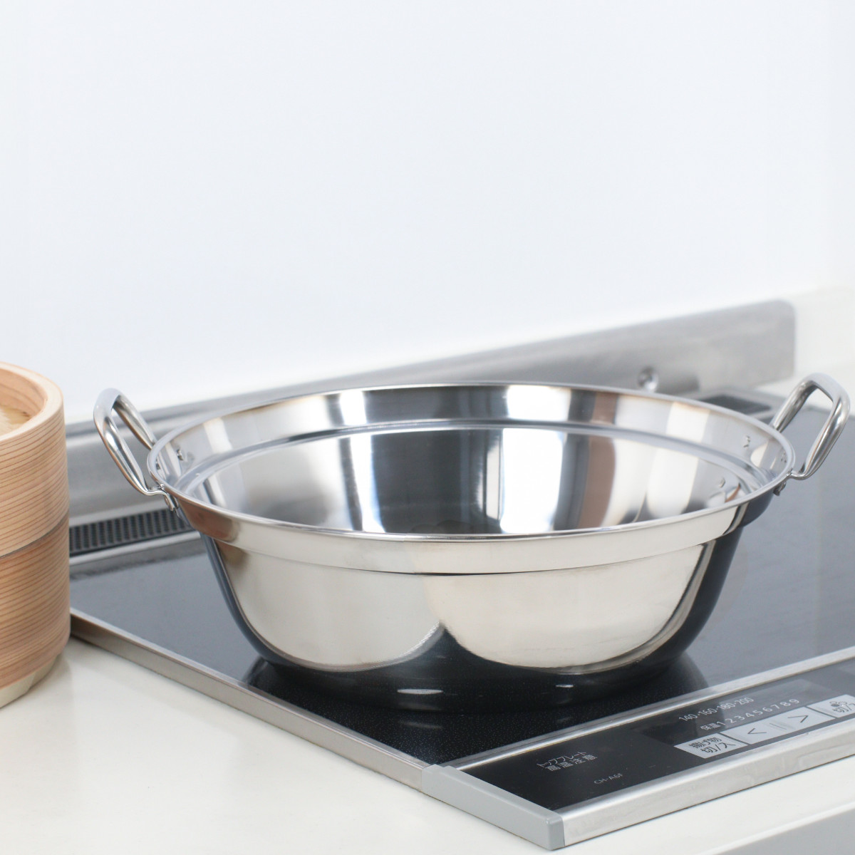 カンダ せいろ用鍋 27cm用 IH対応 ステンレス製 日本製 卓上鍋 （ ガス