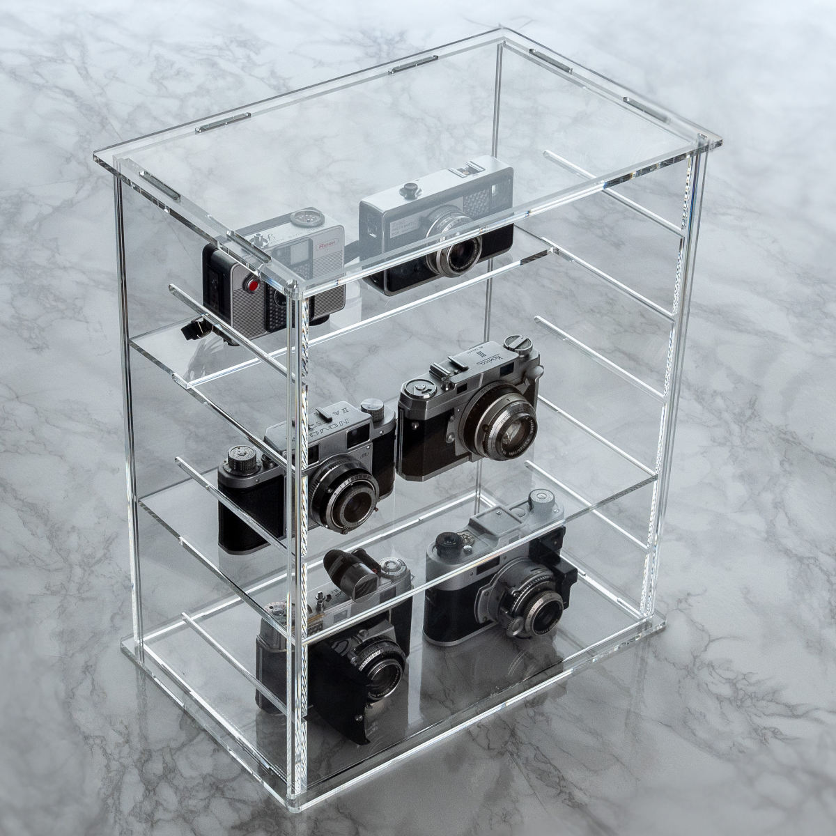 Trytec 特典付き ディスプレイケース Fタイプ amenist （ 透明 クリア