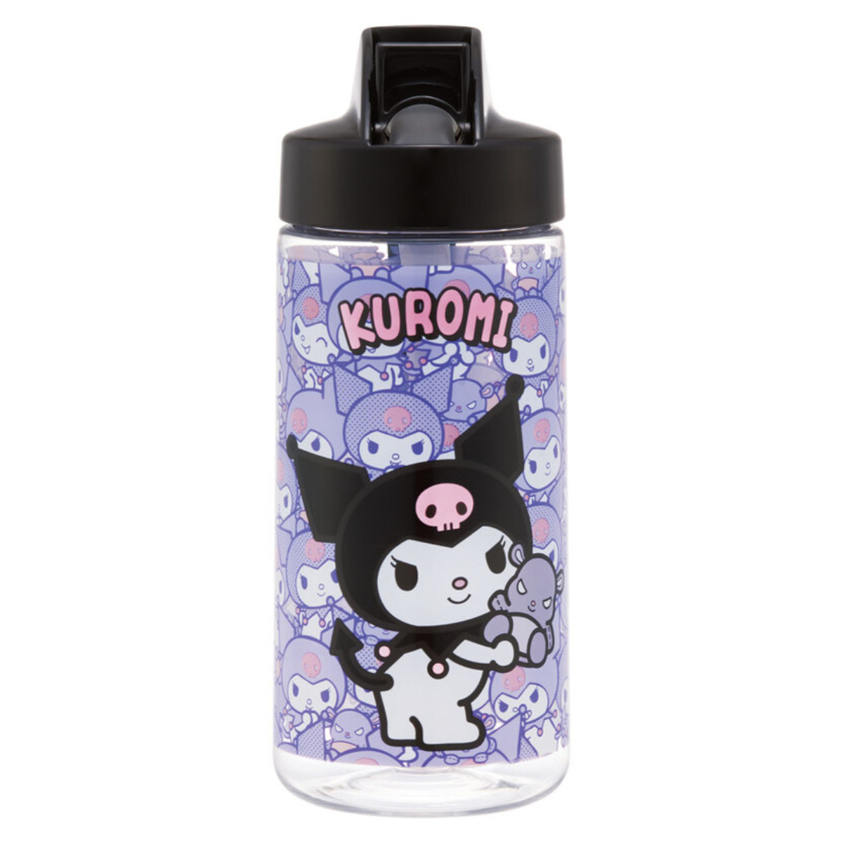スケーター 水筒 500ml キッズストローボトル クロミうしろうしろ