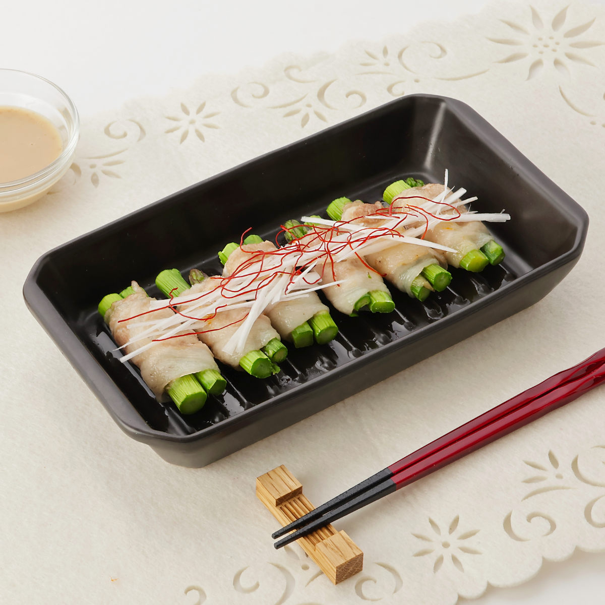 グリルプレート 19×11cm 長角 陶器 電子レンジ調理器具 （ グリルパン