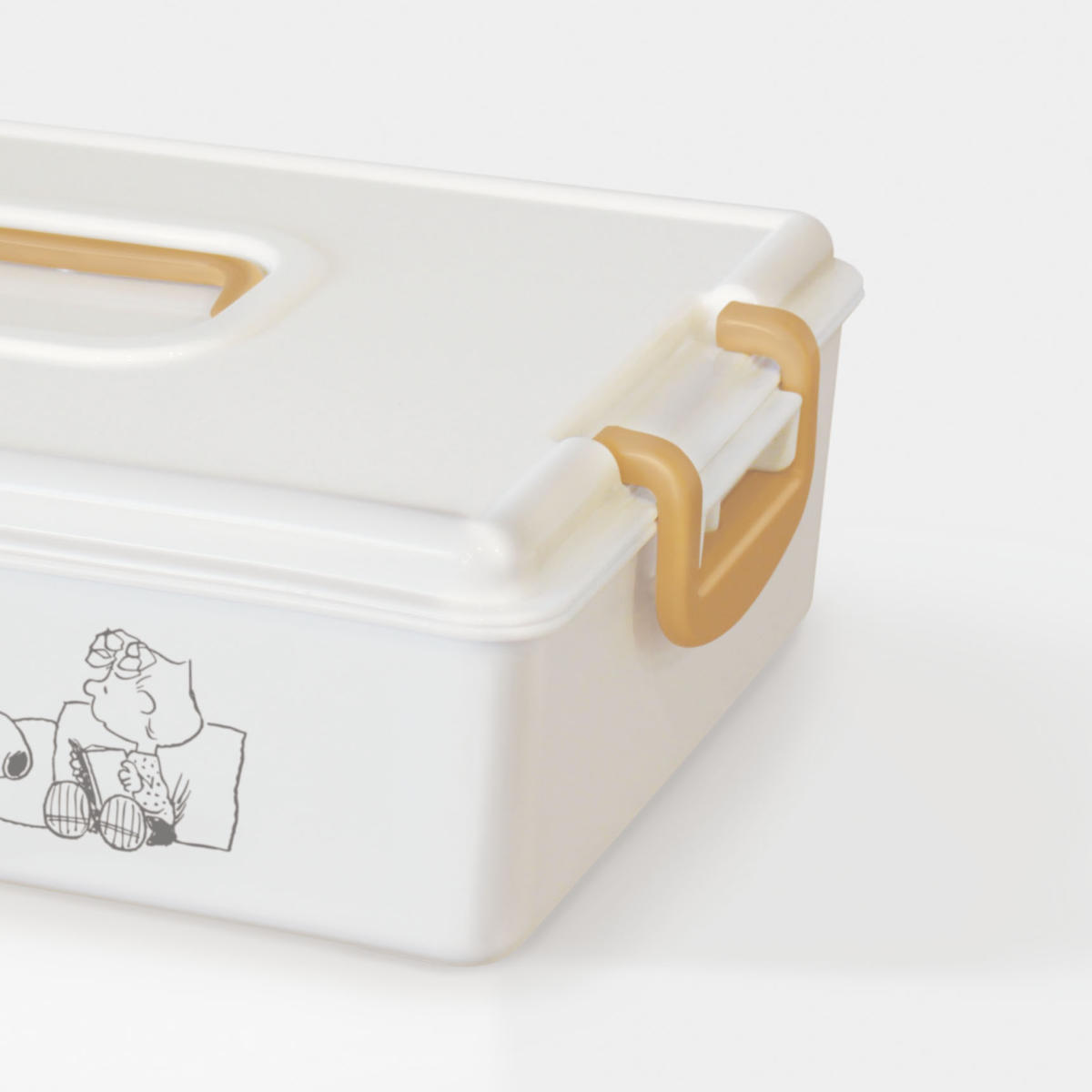 錦化成 収納ボックス スヌーピー パチットBOX ふた付き （ 収納ケース