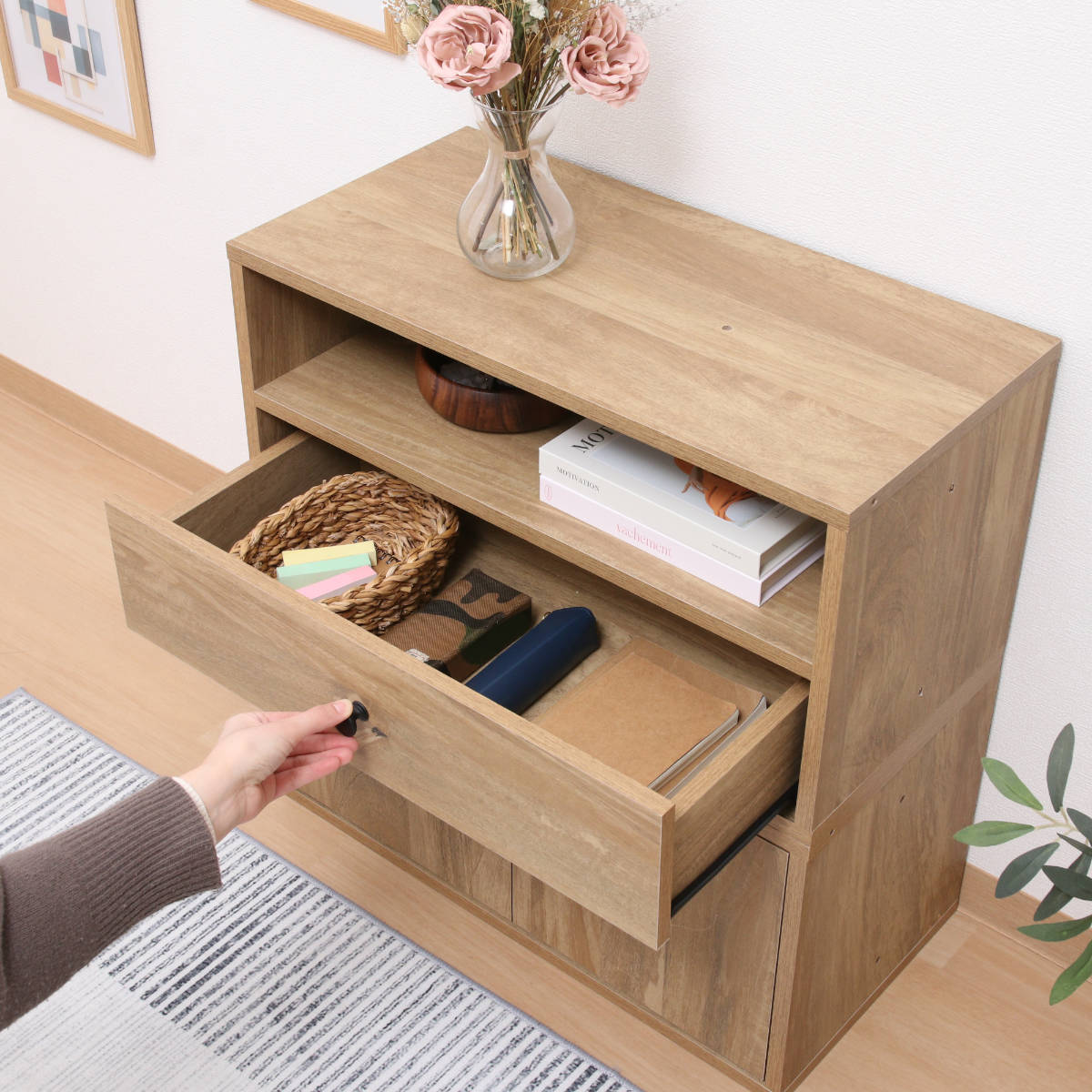 インナーボックス EZBO コネクトボックス 引き出し 1段 （ 幅60×奥行