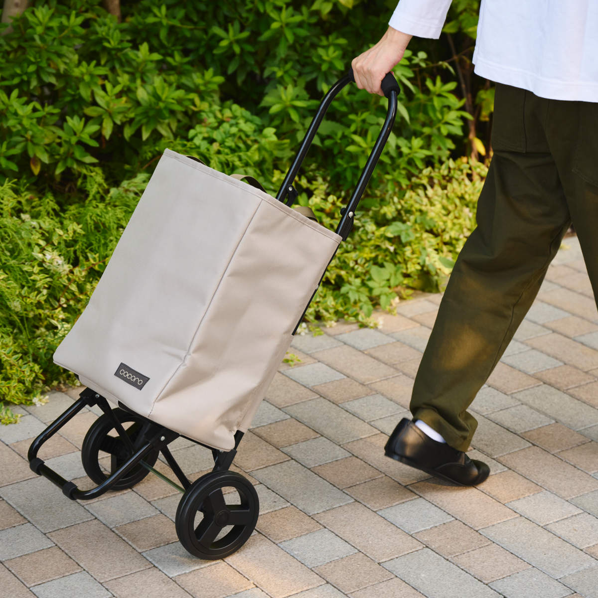 ショッピングカート cocoroトート カート 無地 （ キャリーカート 2輪