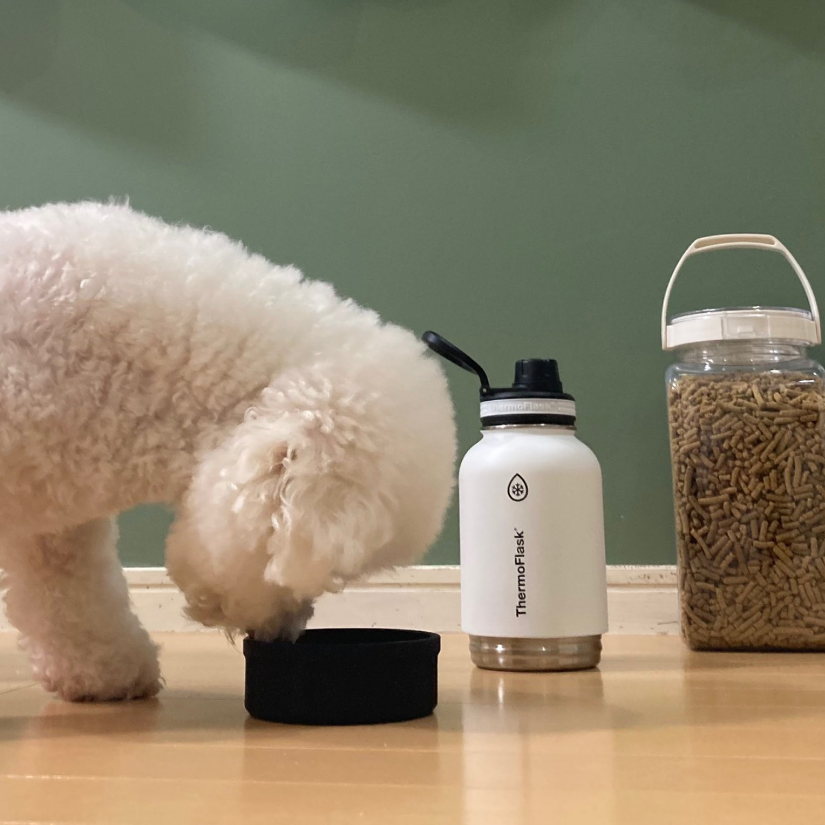 TAKEYA FLASK 水筒 給水器 犬 サーモフラスク シェアボトル 940ml 保冷