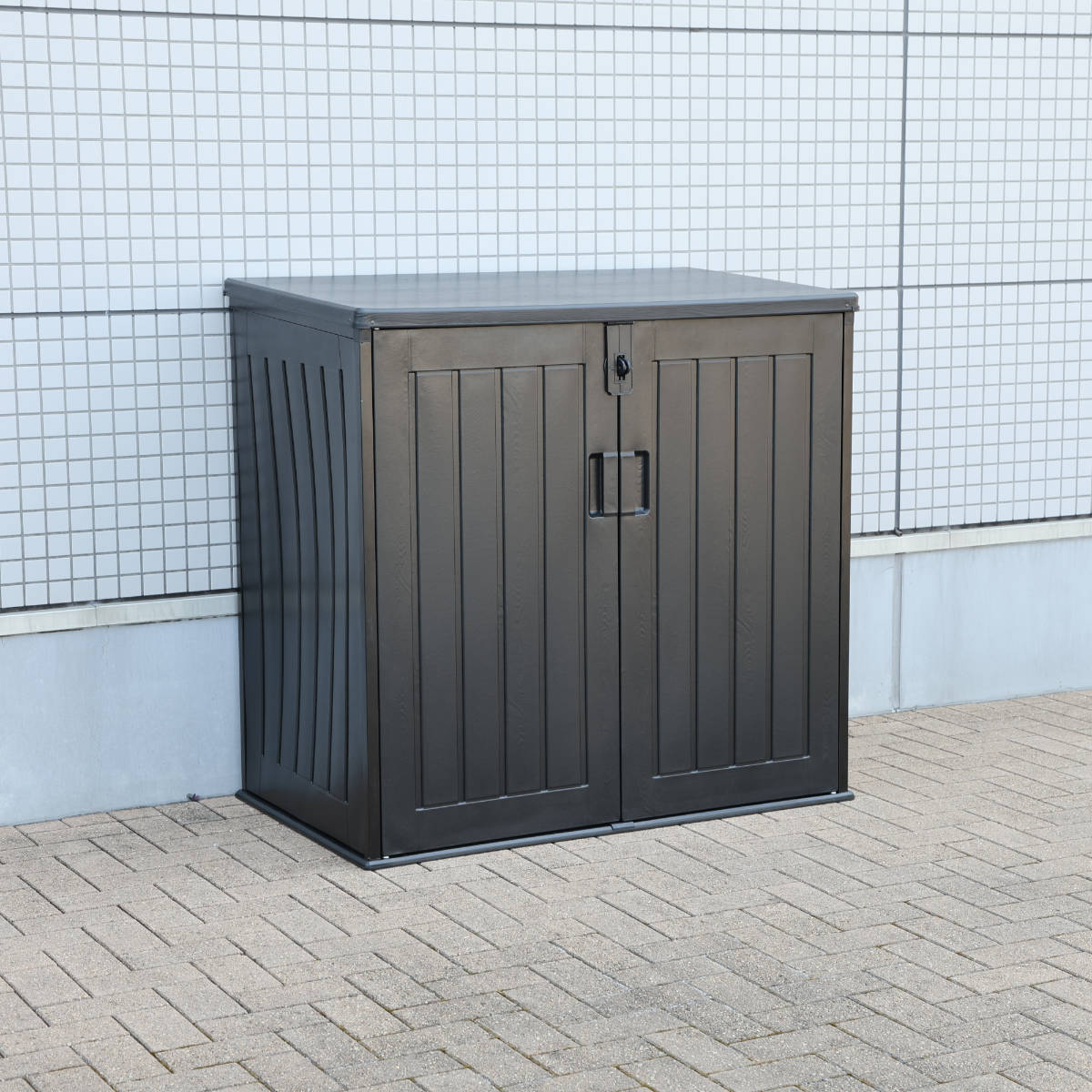 【お取引中】収納庫　約122*47*92 不二貿易（Fuji Boeki） 物置 屋外収納庫 ガーデンストレージ （ 大