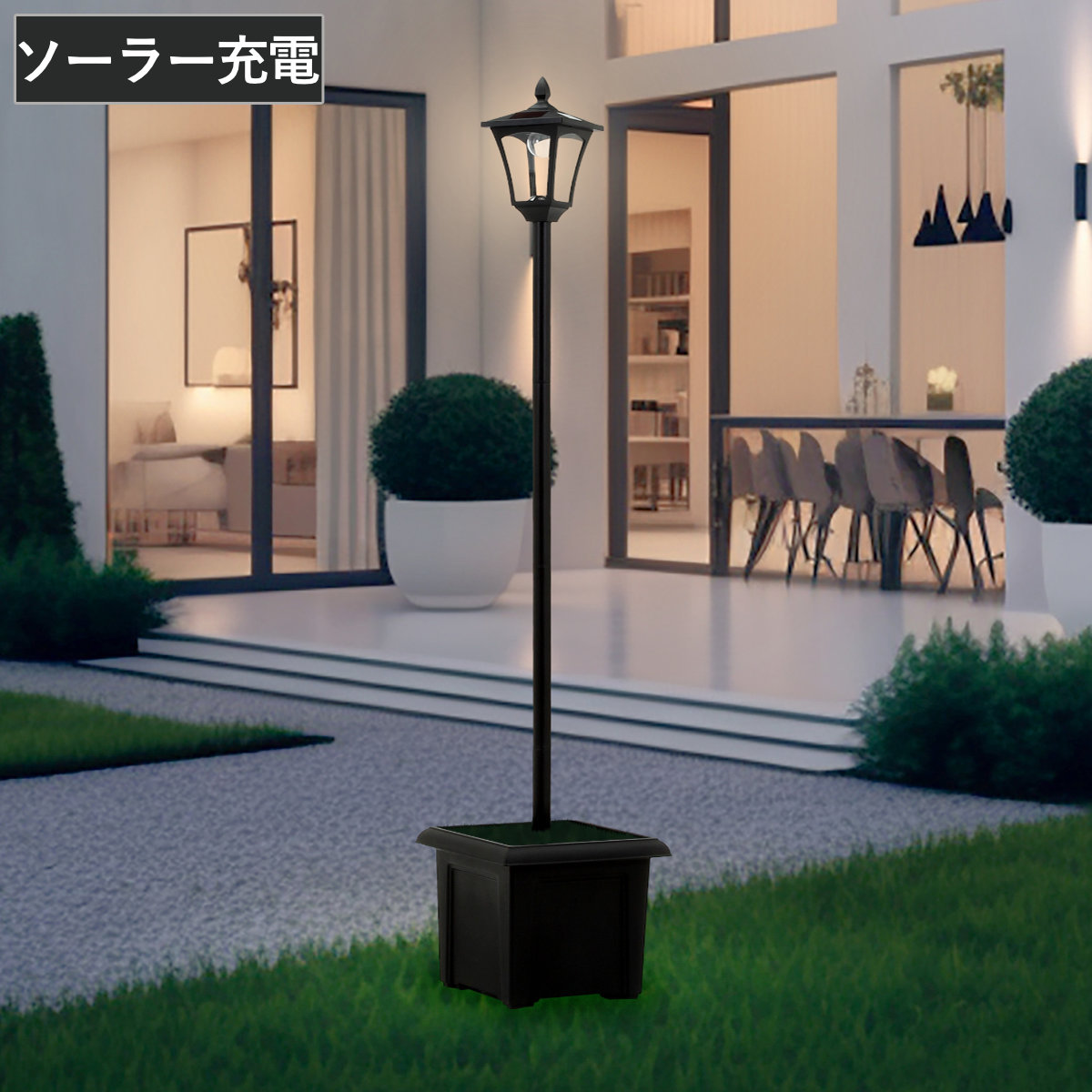 �K�[�f�����C�g LED�\�[���[�X�^���h���C�g 1�� �v�����^�[�t�� �i ���O �u���^ �\�[���[ ���C�g ���z���[�d �v�����^�[ �X�^���h�����C�g �j