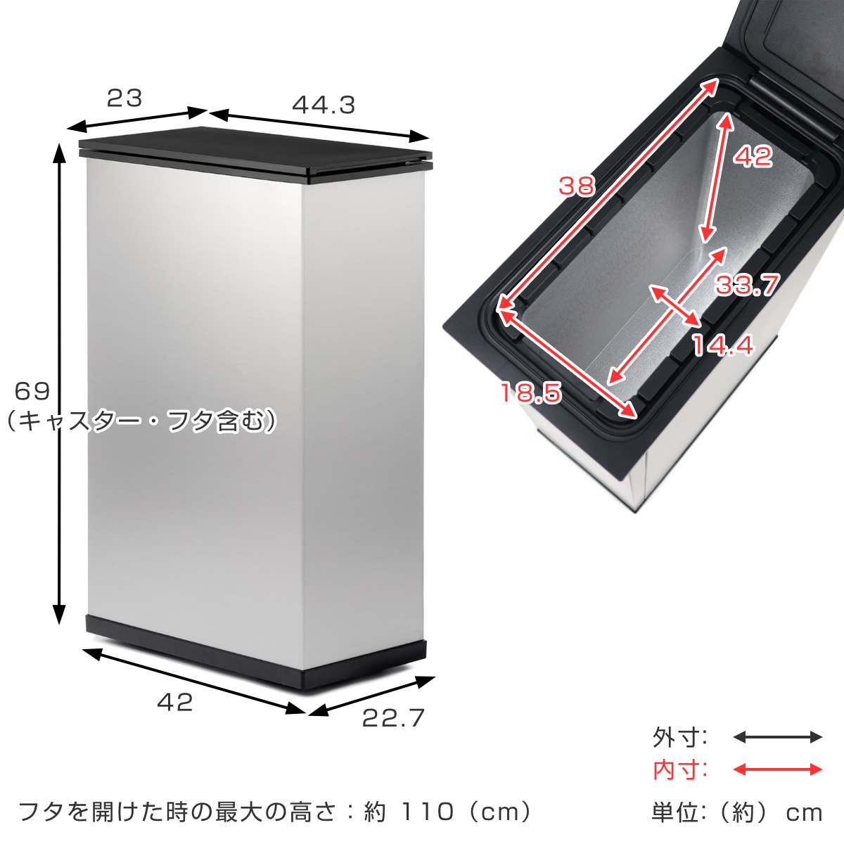 SANKA ゴミ箱 20L 冷やすゴミ箱 CLEAN BOX ( ごみ箱 冷凍 20 SANKA ゴミ箱 20L 冷やすゴミ箱 CLEAN BOX ( ごみ箱 冷凍 20