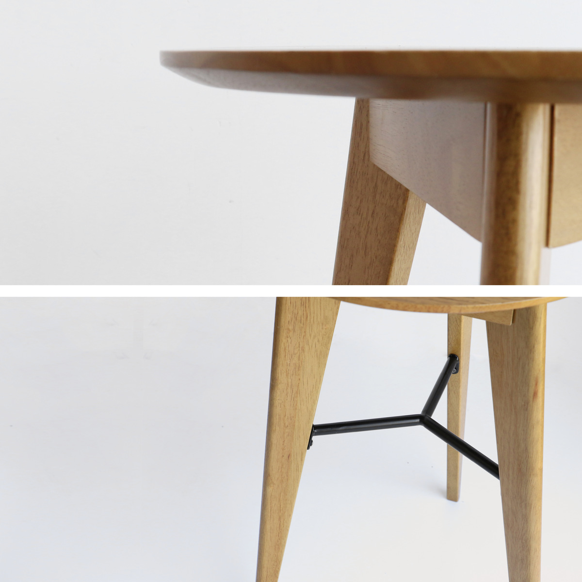 イタリア製 クラシック様式金彩サイドテーブル 直径48cm 高さ58cm 果実