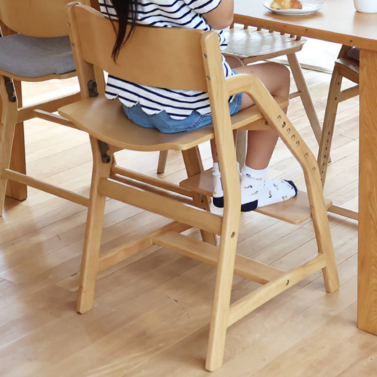 学習チェア 椅子 economy ダイニング 座面高7段階調節 E-Toko