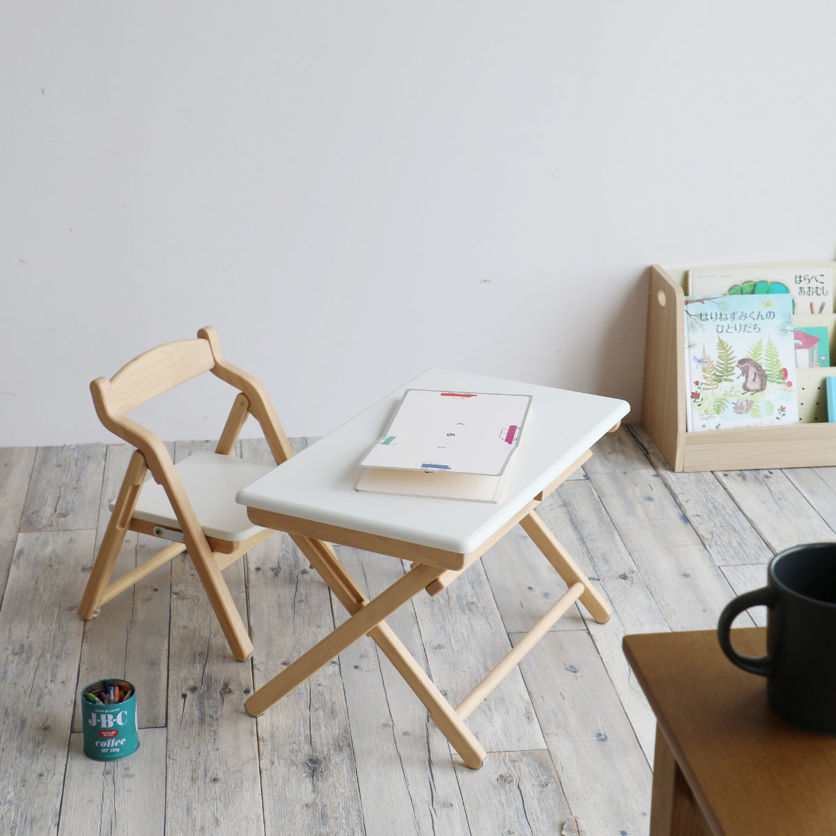 キッズデスク チェア セット 折りたたみ noah （ キッズテーブル ミニ