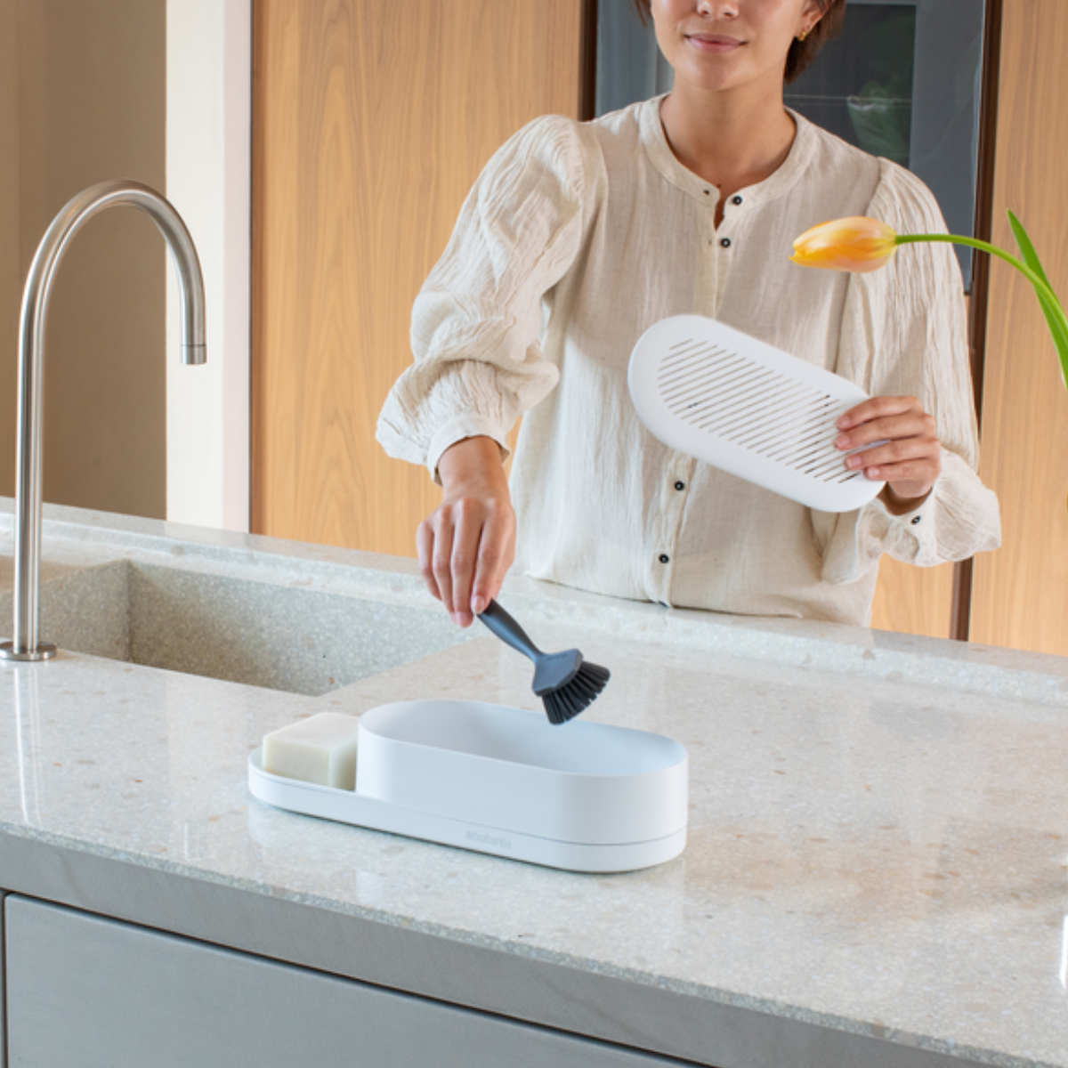 brabantia（ブラバンシア） スポンジラック シンク オーガナイザー M