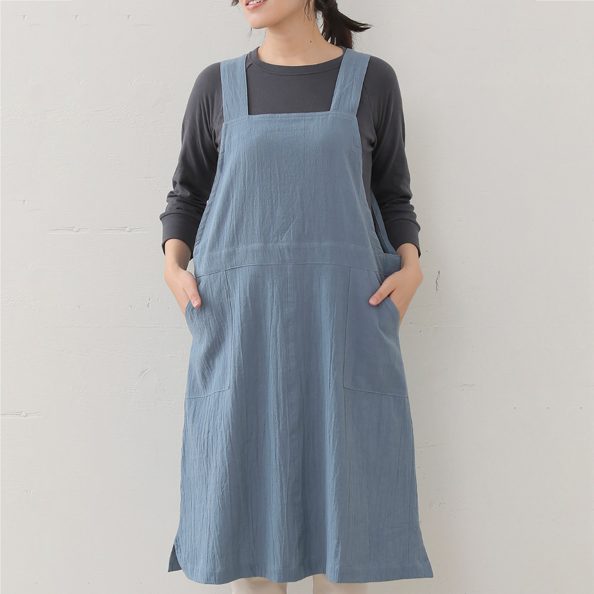 エプロン atelier Nuuit ワンピースエプロン （ アトリエヌイ 台所