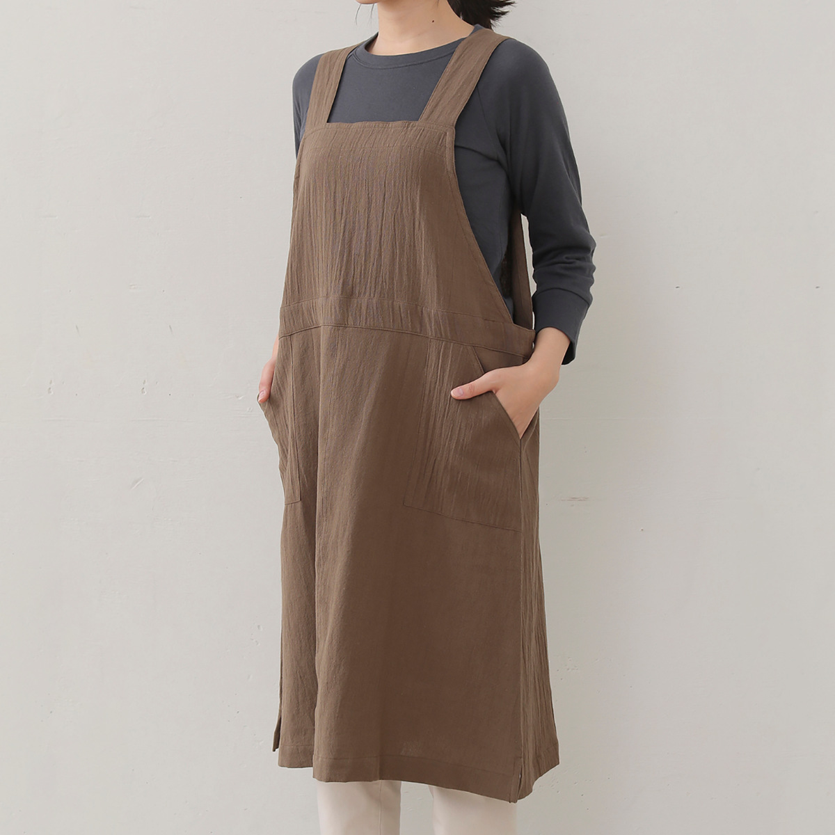 エプロン atelier Nuuit ワンピースエプロン （ アトリエヌイ 台所