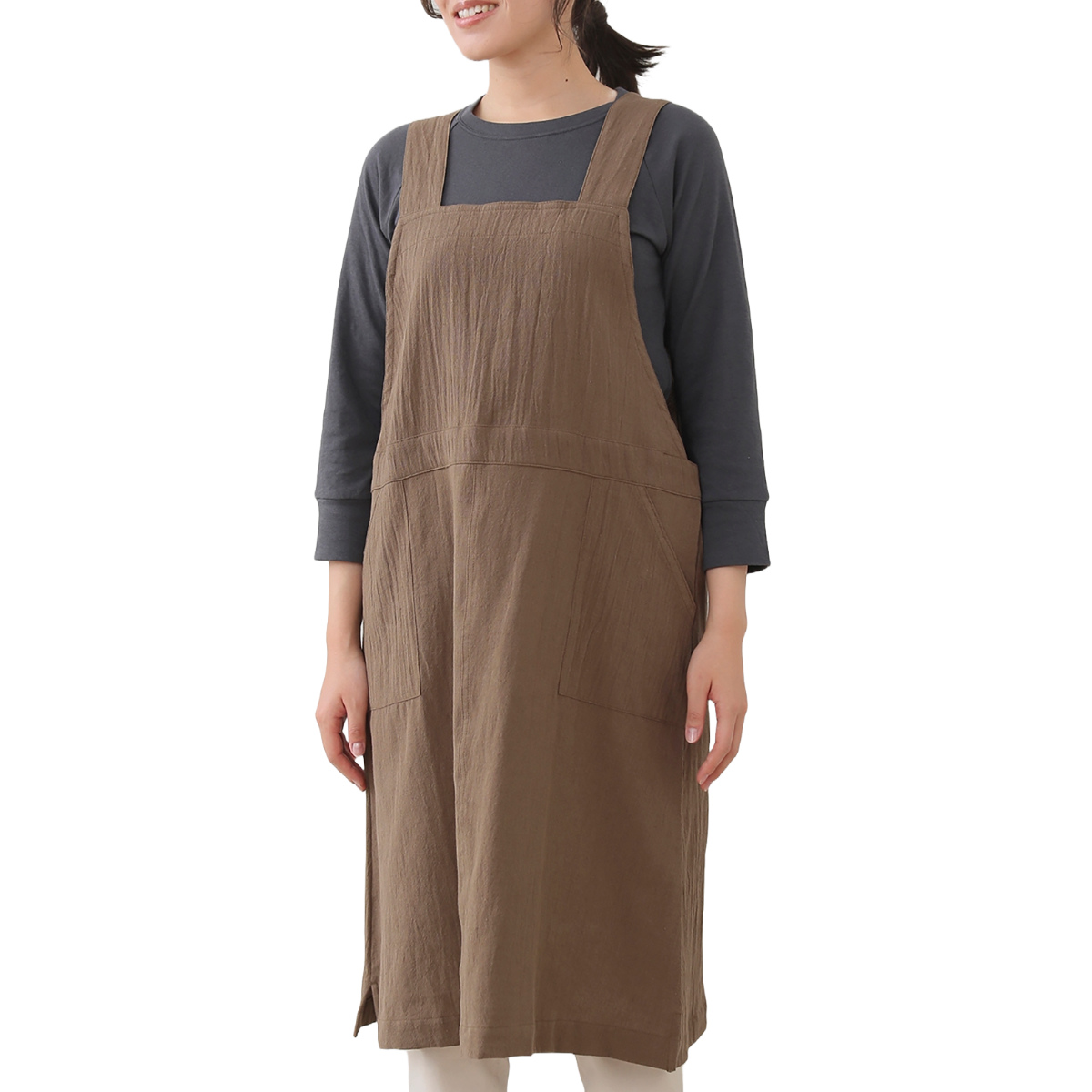 エプロン atelier Nuuit ワンピースエプロン （ アトリエヌイ 台所