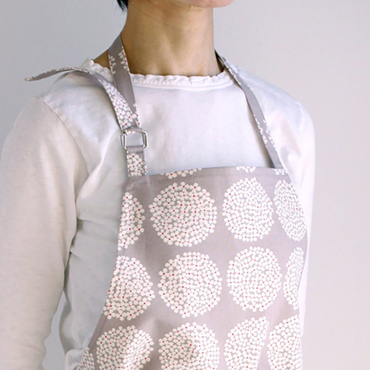 エプロン atelier Nuuit プリント ショートエプロン （ キッチン