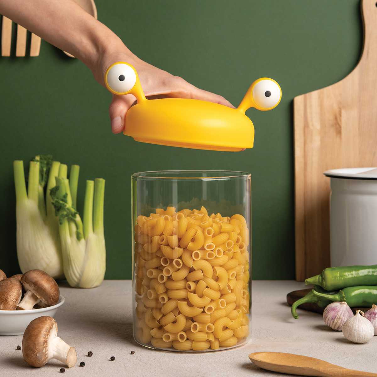 OTOTO（オトト） 保存容器 スパゲティモンスターコンテナ （ ガラス