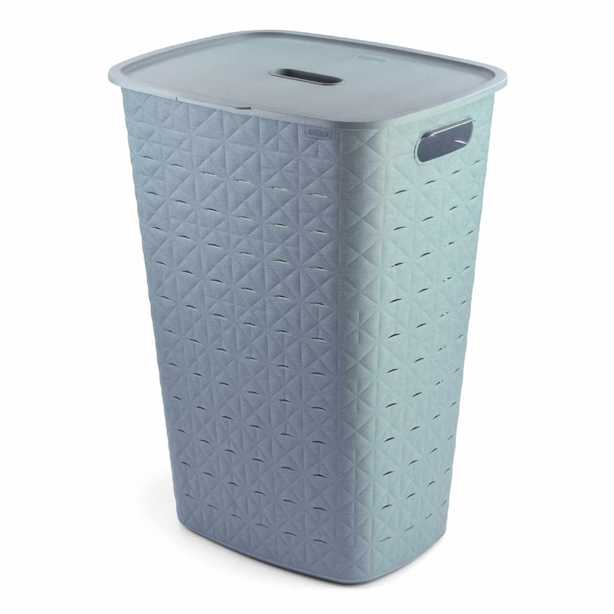 ランドリーバスケット CURVER ソフテックス フタ付き 56L