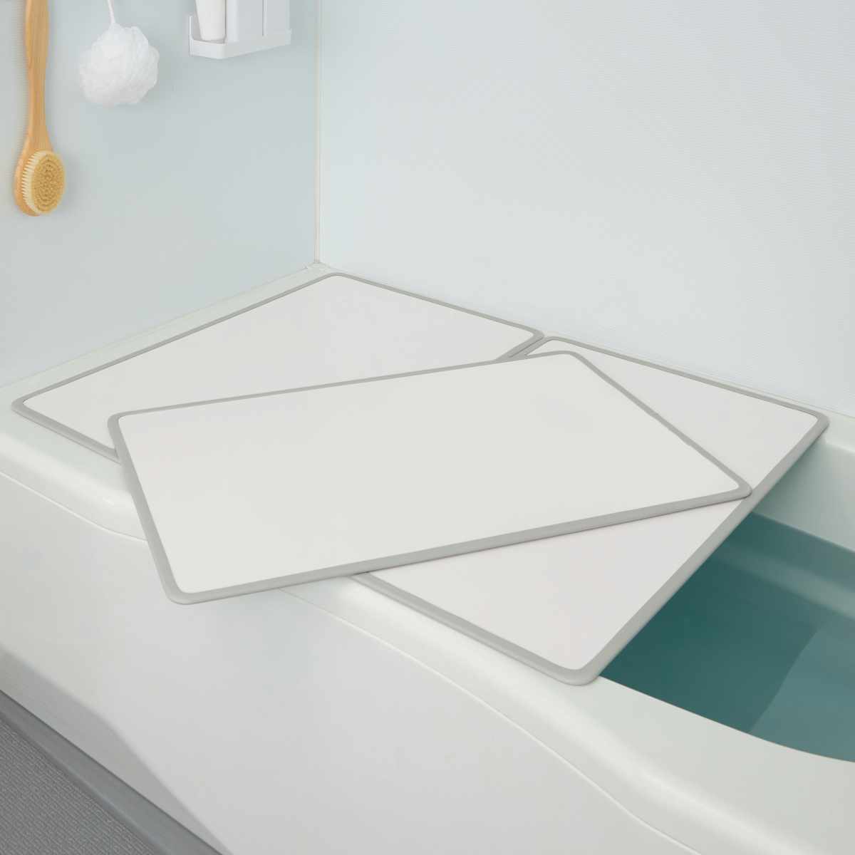 風呂ふた 組み合わせ 75×140cm L14 3枚組 Ag抗菌アルミ組合せ風呂ふた