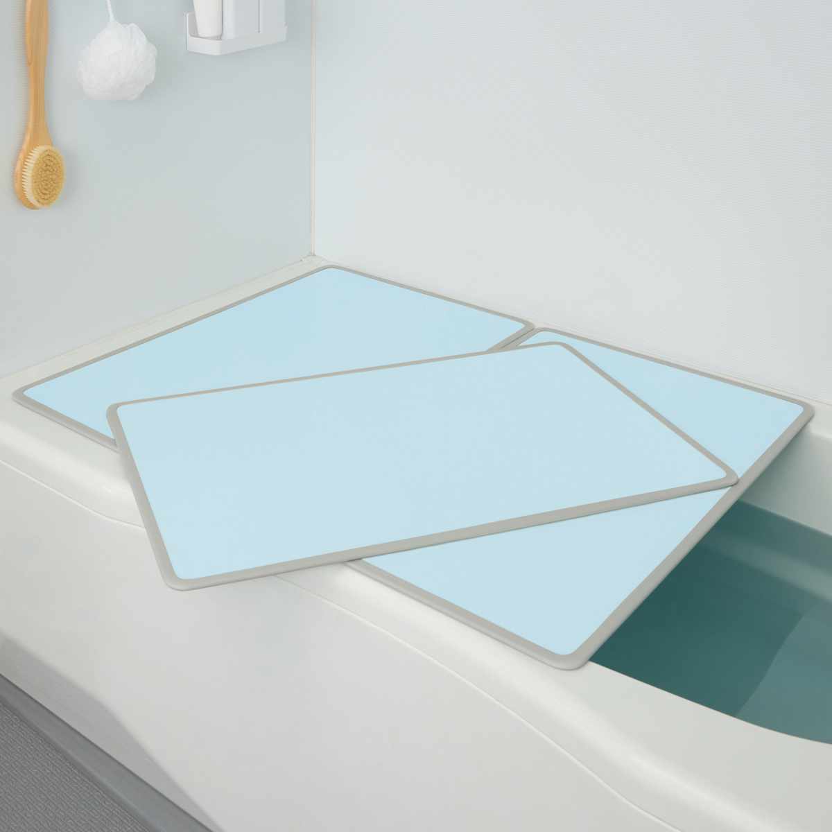 風呂ふた 組み合わせ 75×140cm L14 3枚組 Ag抗菌アルミ組合せ風呂ふた