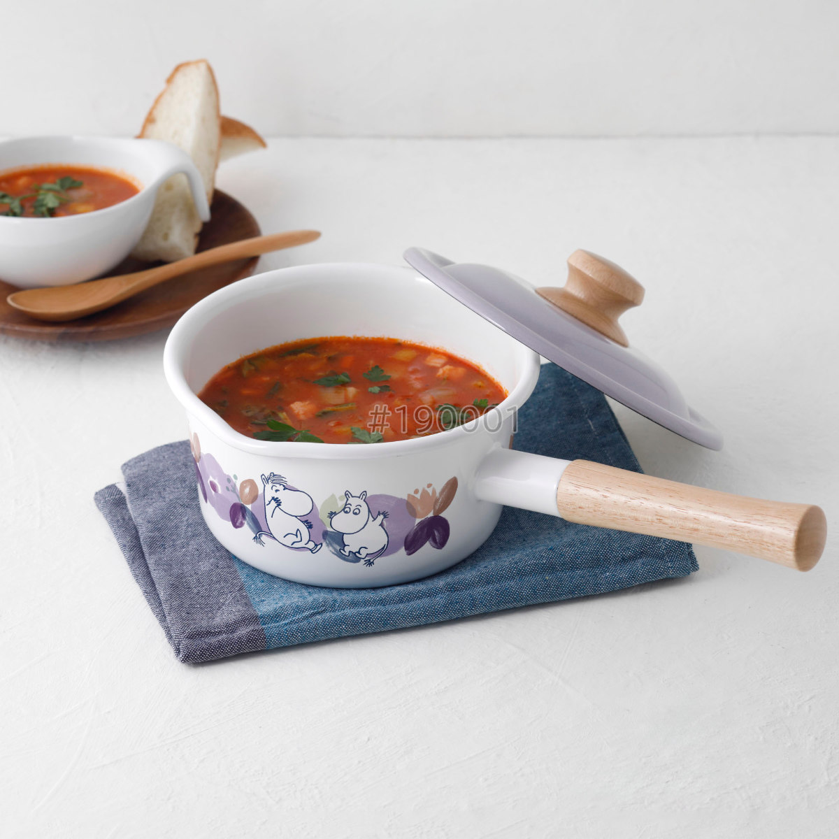 Honey Ware ソースパン 16cm IH対応 ムーミンフラワーガーデン 富士