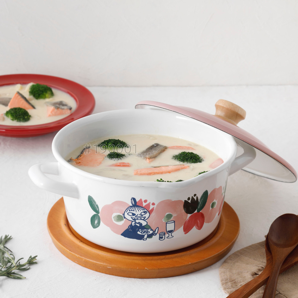 Honey Ware キャセロール 20cm IH対応 ムーミンフラワーガーデン 富士