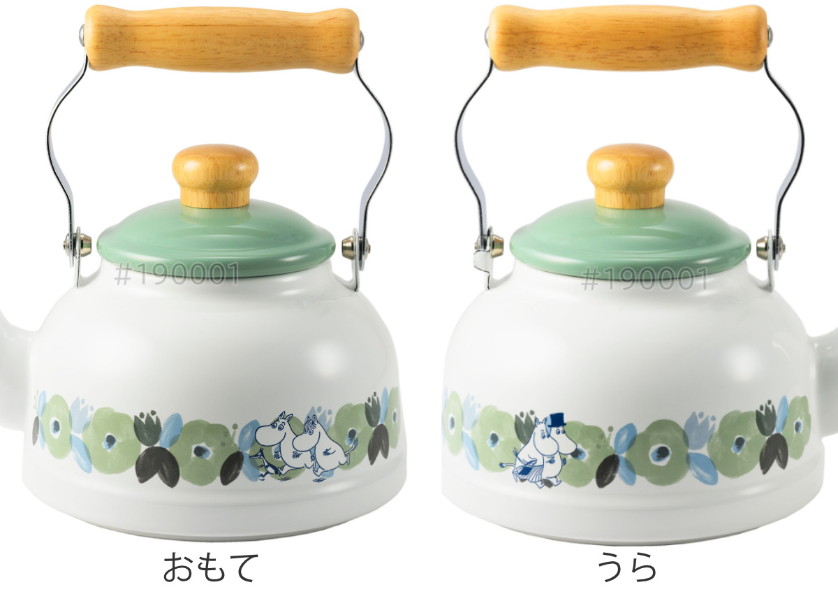 Honey Ware ケトル 1.6L IH対応 ムーミンフラワーガーデン 富士