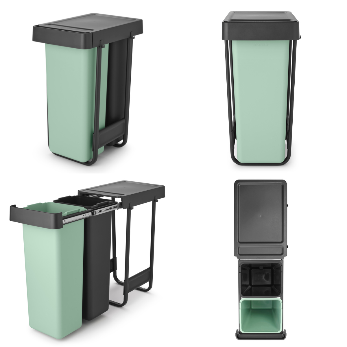 brabantia（ブラバンシア） ゴミ箱 2×30L ビュルトインビン （ ごみ箱