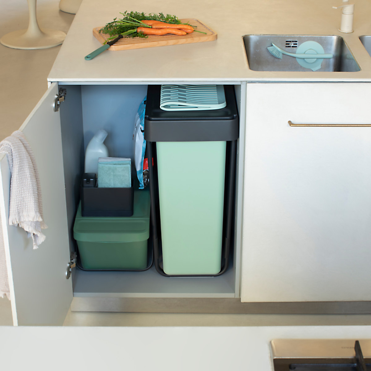 ブラバンシア ゴミ箱 30L brabantia（ブラバンシア） ゴミ箱 2×30L ビュルトインビン （ ごみ箱