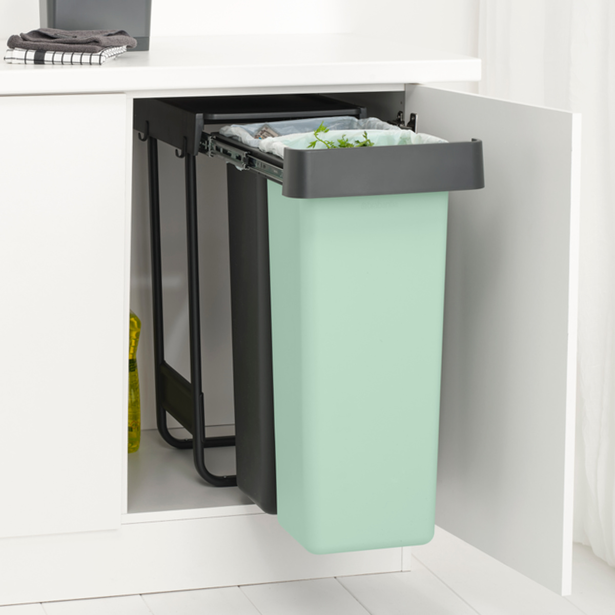 brabantia（ブラバンシア） ゴミ箱 2×30L ビュルトインビン （ ごみ箱