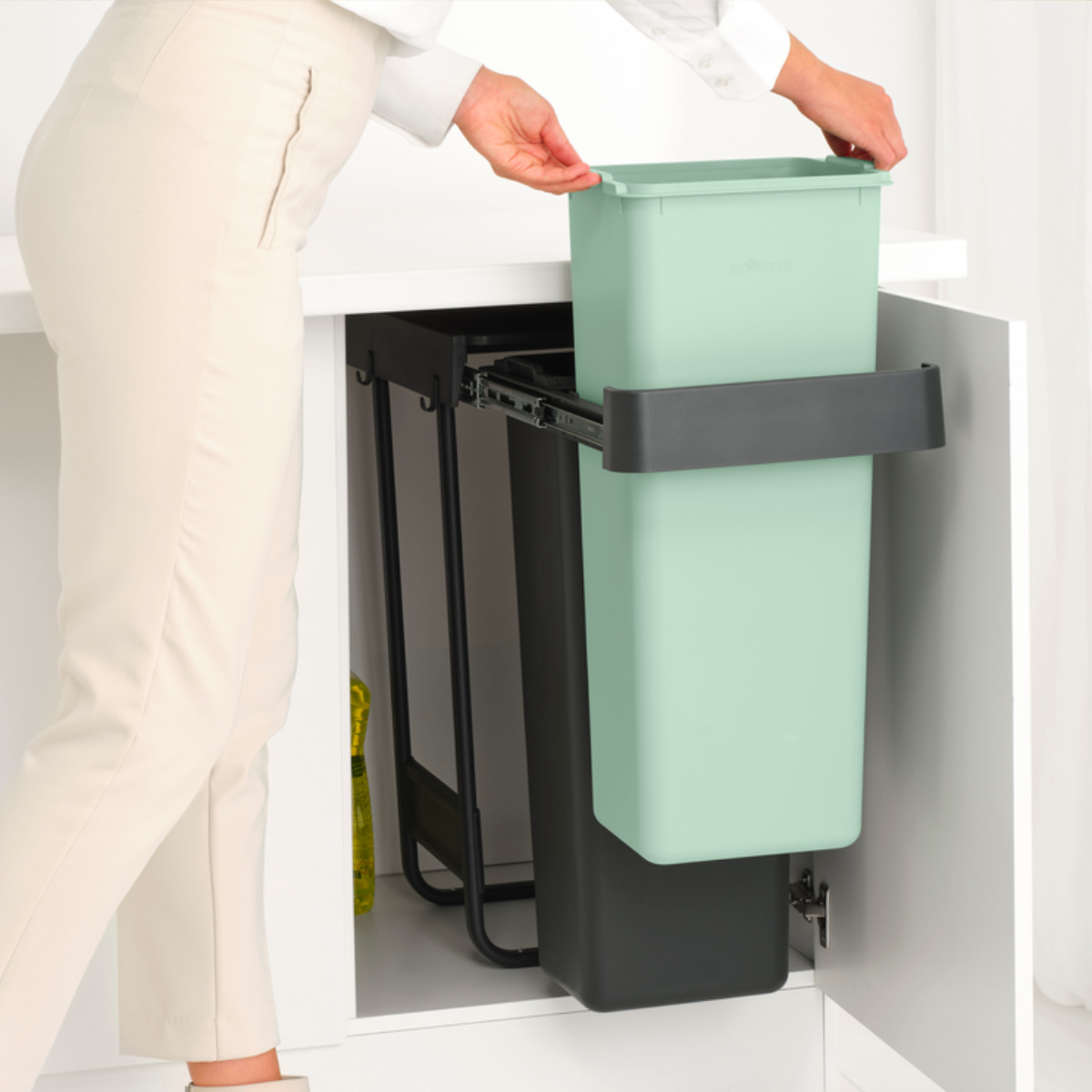 brabantia（ブラバンシア） ゴミ箱 2×30L ビュルトインビン （ ごみ箱