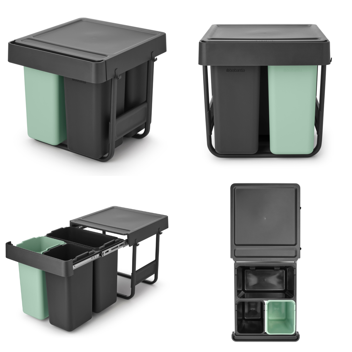 brabantia（ブラバンシア） ゴミ箱 10＋10＋20L ビュルトインビン