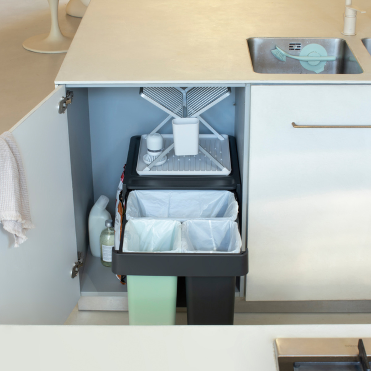 brabantia（ブラバンシア） ゴミ箱 10＋10＋20L ビュルトインビン