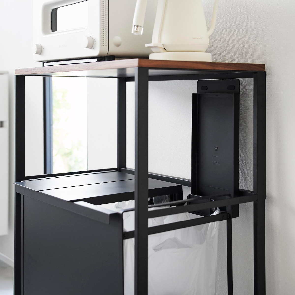 tower 山崎実業 分別ゴミ箱上ラック タワー （ 4903208016667 タワー