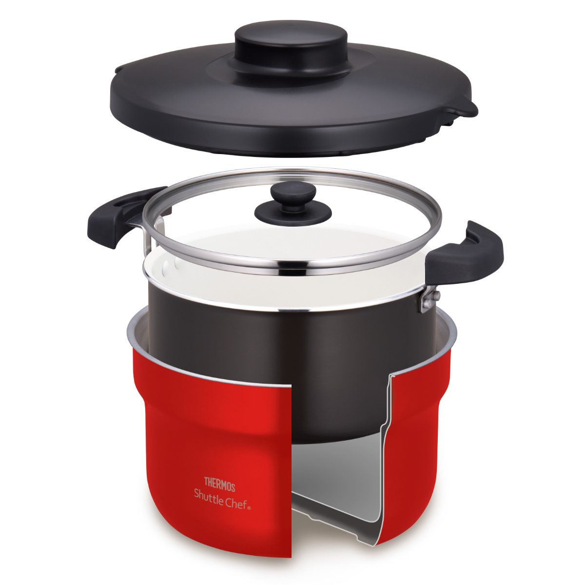 THERMOS（サーモス） 真空保温調理器 2.8L IH対応 シャトルシェフ 保温